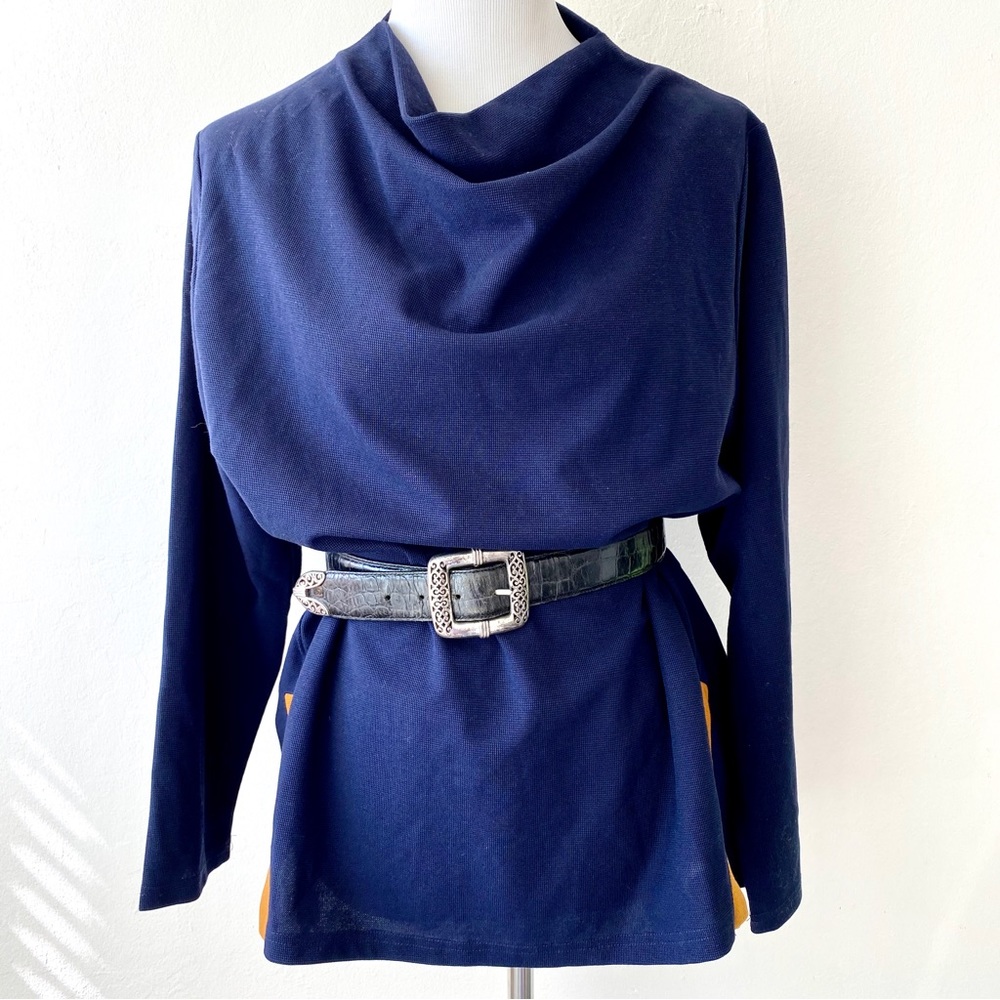 Riva Long Sleeves Cowl Neck Top